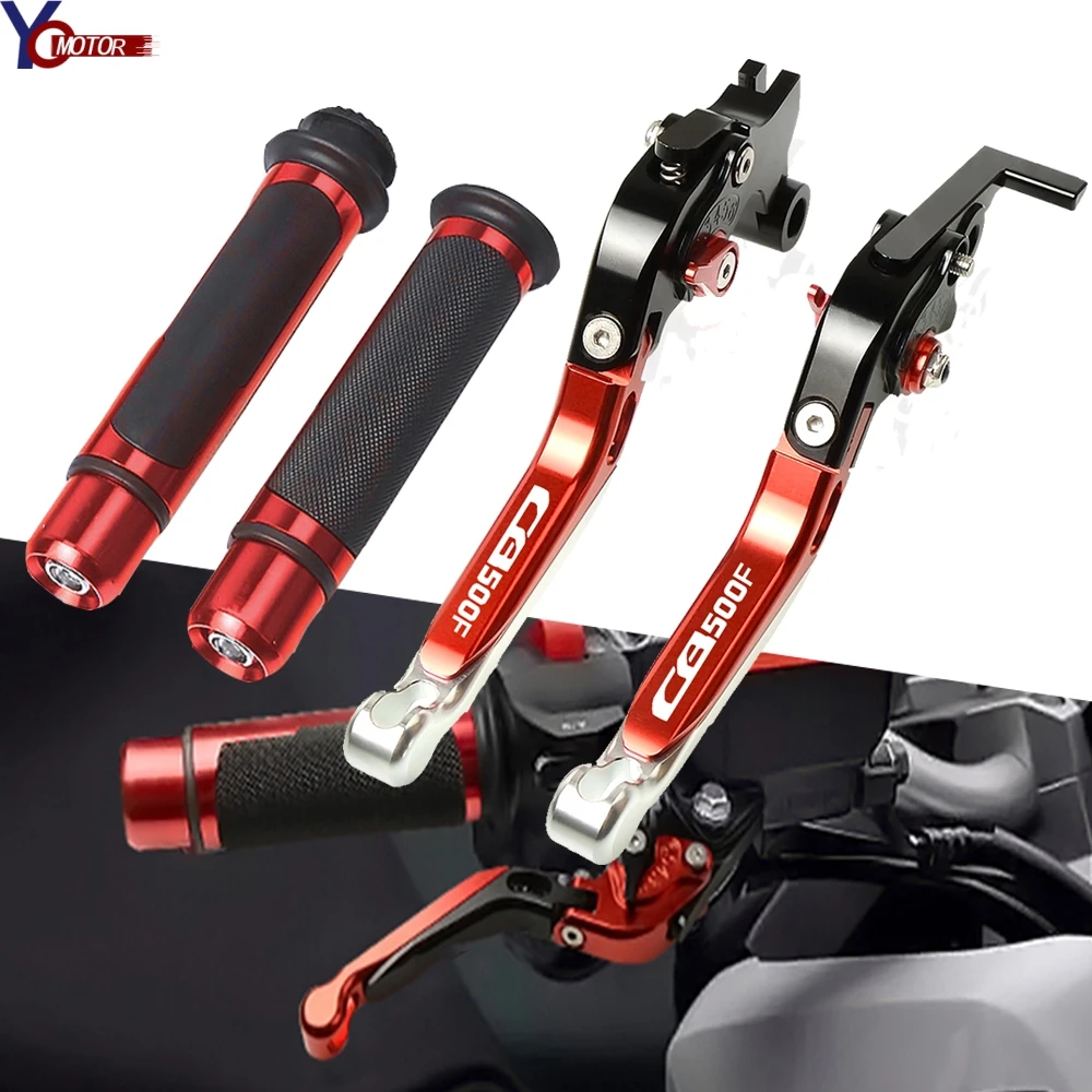 

Motorcycle CNC aluminum Adjustable Foldable Brake Clutch Lever Handle Grips For Honda CB500F CB 500F CB 500 F 2013 2014 2015