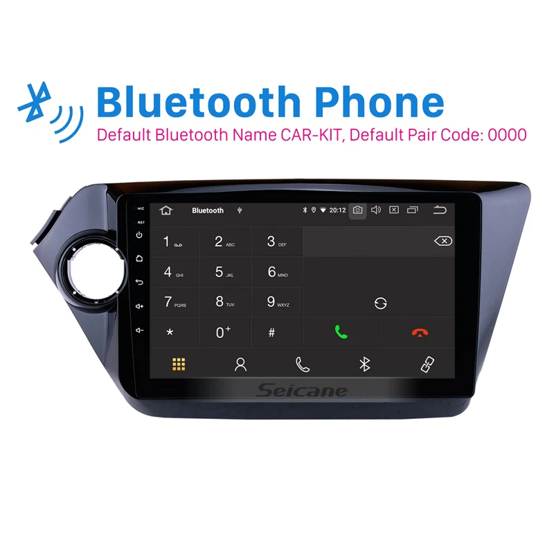 Flash Deal Seicane Car Radio For 2012 2013-2015 KIA K2 RIO Android 9.0 9 Inch 1din HD Touchscreen GPS Multimedia Player Support Bluetooth 2