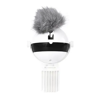 

Automatic Shut Down Automatic Turn Off Automatic Cat Playing Toy Easy Installment ABS Rabbit Hair Cat Playing Toy