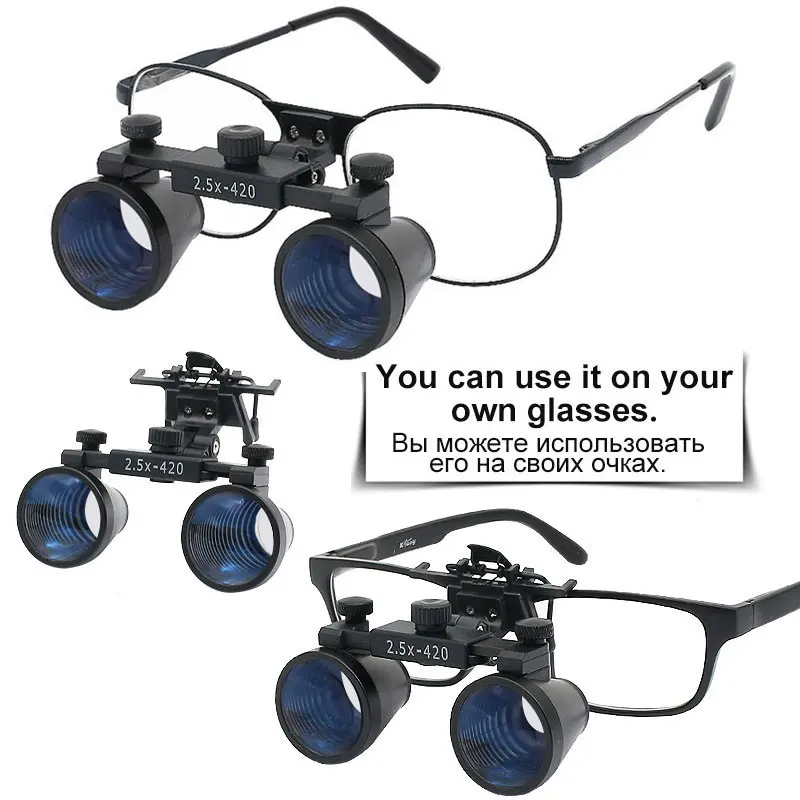 Loupe optique,Loupe binoculaire Loupe dentaire, large champ de vision