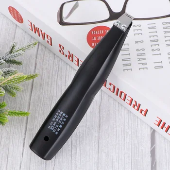 

Pet Cat Nail Hair Trimmer USB Rechargeable Electric Clipper Pet Grooming Tool Dog Haircut Paw Shaver Clipper (Blue and Black Ran