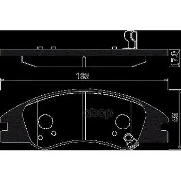 Колодки Тормозные Kia Cerato/Spectra 04- Передние Sangsin Brake Sp1167 Sangsin brake арт. SP1167
