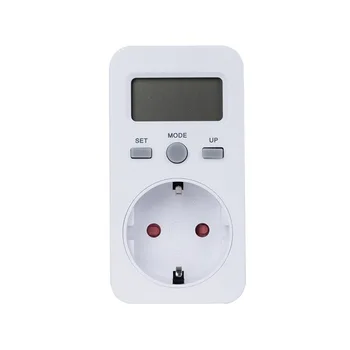 

KWE-PMB03 Plug Socket Digital Voltage Wattmeter Power Consumption Watt Energy Meter AC Electricity Analyzer Monitor