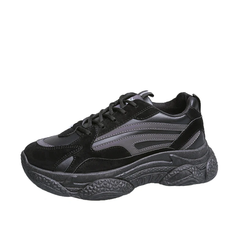 Tenis feminino/Новинка года; высококачественные кроссовки для женщин; теннисная обувь; женские теннисные туфли; Tenis Plataforma; женская спортивная обувь для фитнеса - Цвет: Черный