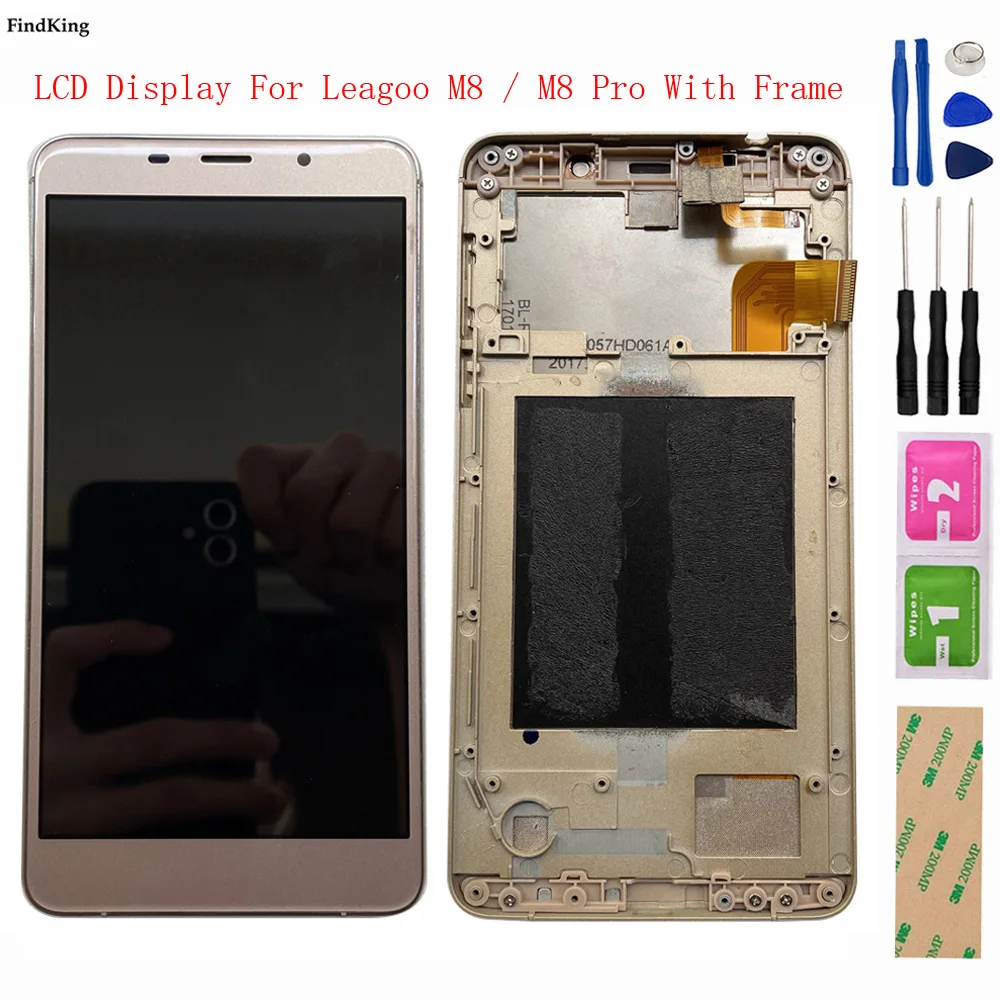 Мобильный ЖК-дисплей 5 7 дюйма для Leagoo M8 / Pro сенсорный экран дигитайзер панель
