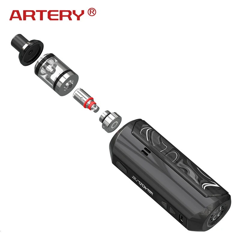 Артерия самородок AIO Pod Комплект с 1500 мАч батарея и RBA катушка 2 мл емкость бака