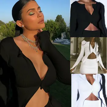 

2019 New Women's Casual Long Sleeve Double zipper Knitted Fluffy Cardigan comfortable V-Neck Solid Jacket Coat