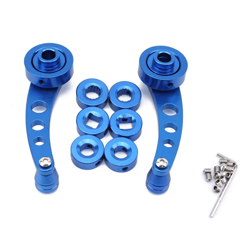 Алюминиевый сплав универсальная ручка окна автомобиля Winder Riser Замена Winder Crank Riser Kit Универсальный Fit