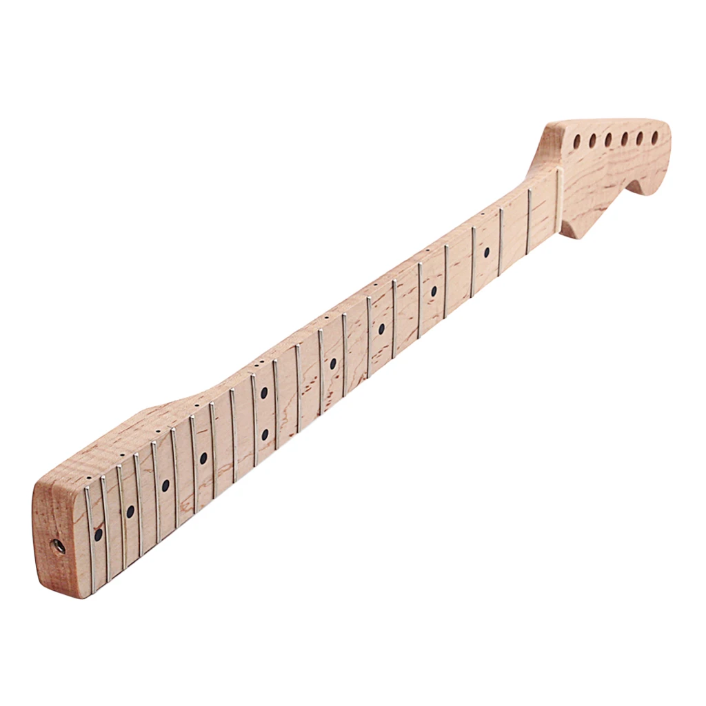 

MagiDeal 21 Frets Maple Guitar Neck Fretboard for ST Electric Guitar Wood