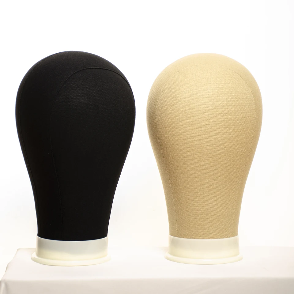 colorful canvas covered block maniquin head for wig manequin wig head manican head 21/22/23/24 inch for displaying