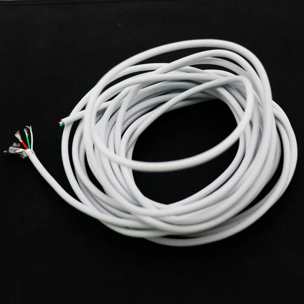 Angitu 2 메터/몫 3A 4 코어 USB 와이어 차폐 고속 충전 DIY USB 케이블 주석 구리 와이어 사용