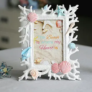 

CORAL PHOTO FRAME SET 6 INCH RESIN CREATIVE WEDDING PICTURE FRAME DECORATION OCEAN ROMANCE MEDITERRANEAN STYLE HOME CRAFTS GIFT