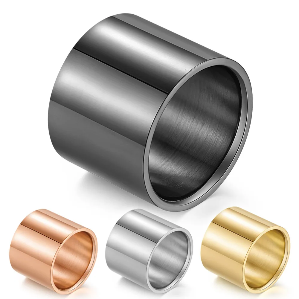 Мужское длинное кольцо из нержавеющей стали 4 цвета | Украшения и аксессуары