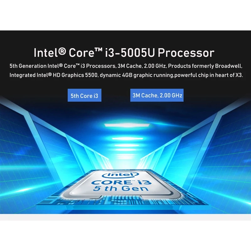  15.6 Inch 8G RAM SSD Laptop for Intel Core I3 5005U Computer 1920 x 1080P FHD IPS Screen Gaming Not