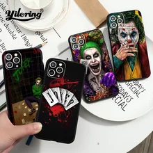 Fashion Joker Fundas Black soft Phone case for iPhone 12 Pro Max Mini SE 2020 6 6S 7 8 Plus XR XS 11 Pro Max X Phone Cover