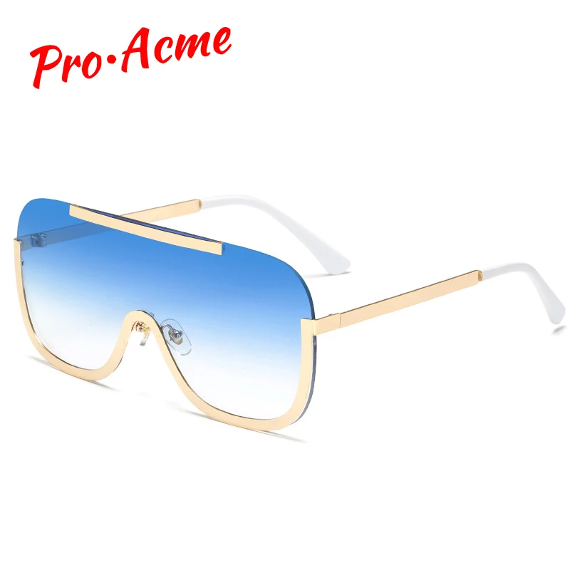 Pro Acme, негабаритные солнцезащитные очки для женщин и мужчин,, цельные линзы, фирменный дизайн, солнцезащитные очки, оттенки для женщин, sonnenbrille, UV400, PD1378