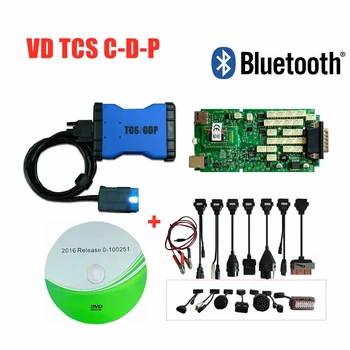 

2020 New relay Green Single PCB 2016.R0 keygen with bluetooth /usb OBD2 scanner for delphis car truck obd diagnostic scan tools
