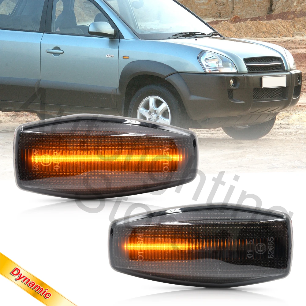 2PC-Amber-LED-Side-Marker-Light-Turn-Signal-Indicator-Lamp-for-Hyundai ...