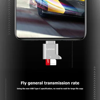 

Lenovo D201 USB C TF Card Reader 480Mbps 512GB Type C to TF Mini Memory Card Reader for SmartPhone Android/Tablets /PC /Laptop