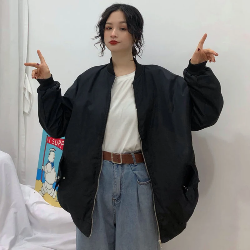 Neploe корейский стиль Harajuku бейсбольная форма Abrigo Mujer свободное студенческое осеннее пальто на молнии однотонная джинсовая куртка 46064