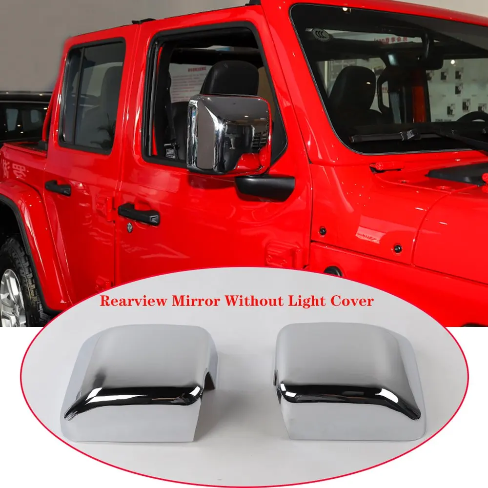 Chrome Exterior Right&left Rearview Mirror Cover Forfor Jeep Wrangler