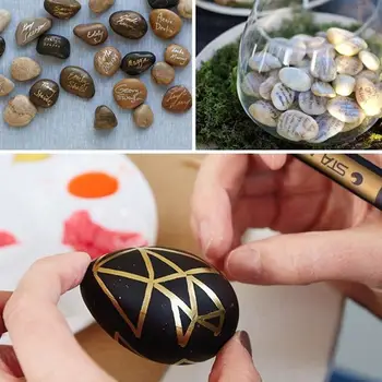 

Crystal Shell Waterproof Mark Pen Tire Metal Paint Ink Paint Marker Pen Permanent Student Calligraphy Graffiti