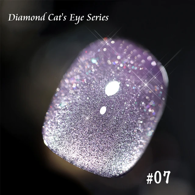 SKVP Gel Nail Polish Cat Eye Gel Semi Permanent Uv Varnish Gel Nail Art 8ML Glitter Effect Off Nail Polish Gel For Nails Design Cat Eye 07