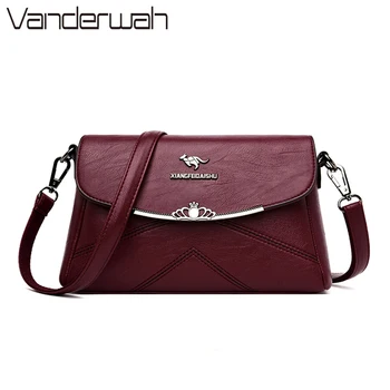 

Kangaroo Crossbody Shoudler Bags for Women 2020 Soft Leather Luxury Handbag Women Bags Designer Handbags High Quality Sac A Main