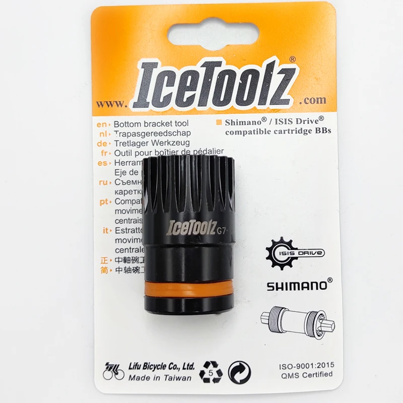 Icetoolz 11B1 for Shimano ISIS Drive BB Tool Compatible Cartridge Bike  Bicycle Bottom Bracket BBs Tool with 20-tooth in the Ring - AliExpress  Sports  Entertainment