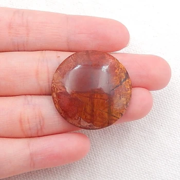 

Natural Gemstone 1pcs Multi-Color Picasso Jasper fashion Round cabochon ,28x28x5mm，7.9g