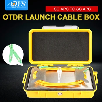 

SC APC-SC APC OTDR Launch Cable Box Optical Fiber Rings OTDR Dead Zone Eliminator Single Mode 500M/1000M/2000M