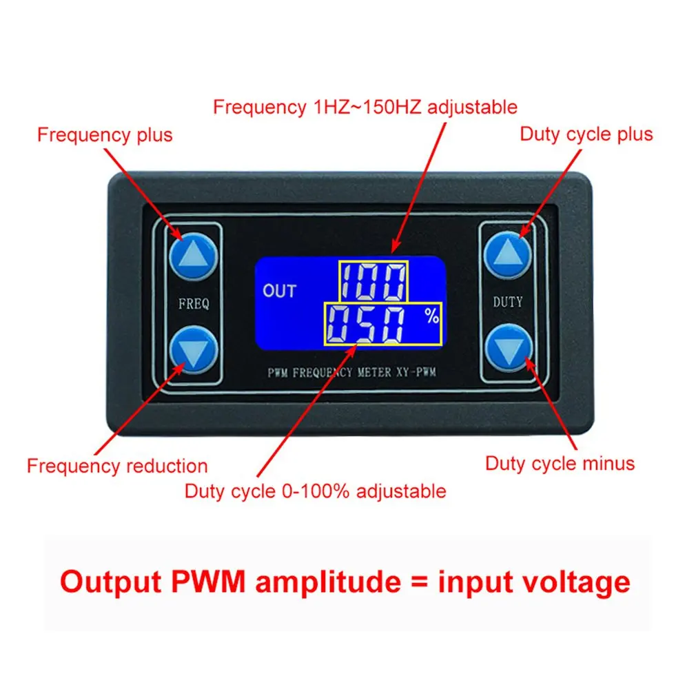 XY-PWM цифровой генератор сигналов частота импульсов регулятор коэффициента загрузки Регулируемый квадратный волновой генератор для шагового двигателя генератора