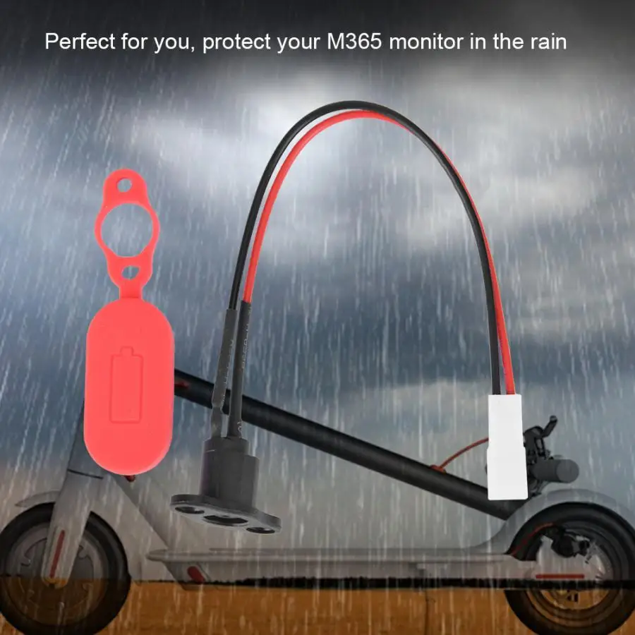 Силиконовый разъем для зарядки с водонепроницаемой крышкой для Xiaomi M365 зарядный порт электрические аксессуары для скутеров
