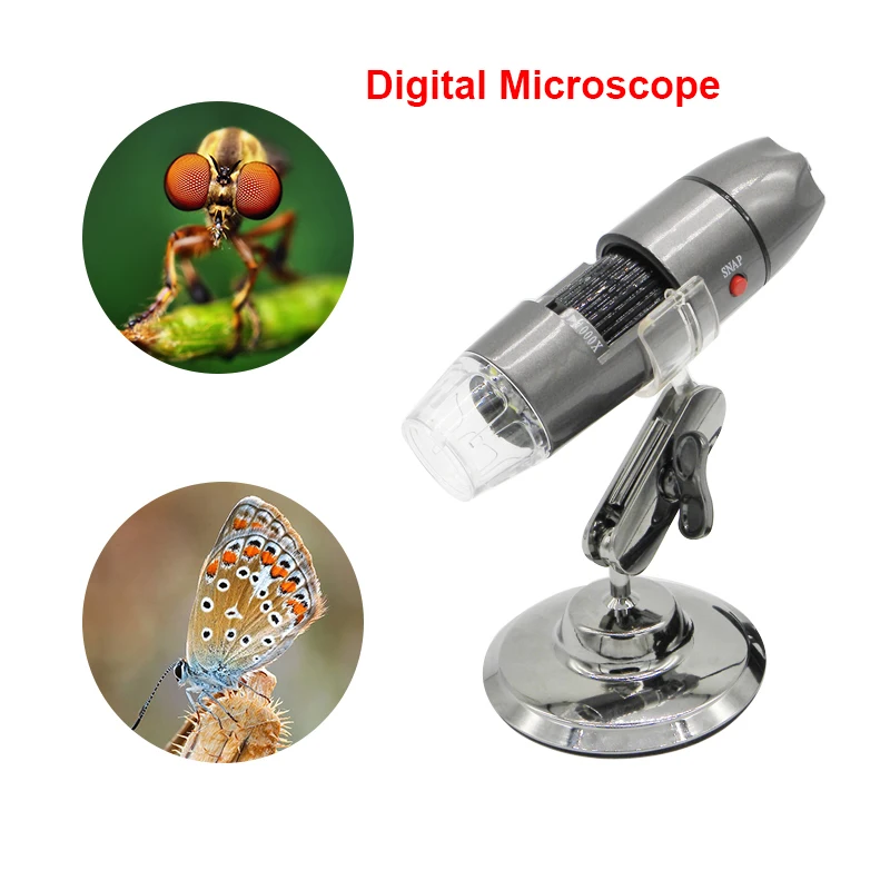 

1000X LED Digital Microscope USB Endoscope Camera Microscopio Magnifier Electronic Stereo laboratory base microscope repair wifi