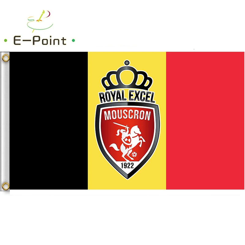 Belgium Royal Excel mouskron REM флаг 2ft* 3ft(60*90 см) 3ft* 5ft(90*150 см) размер рождественские украшения для домашнего флага баннер