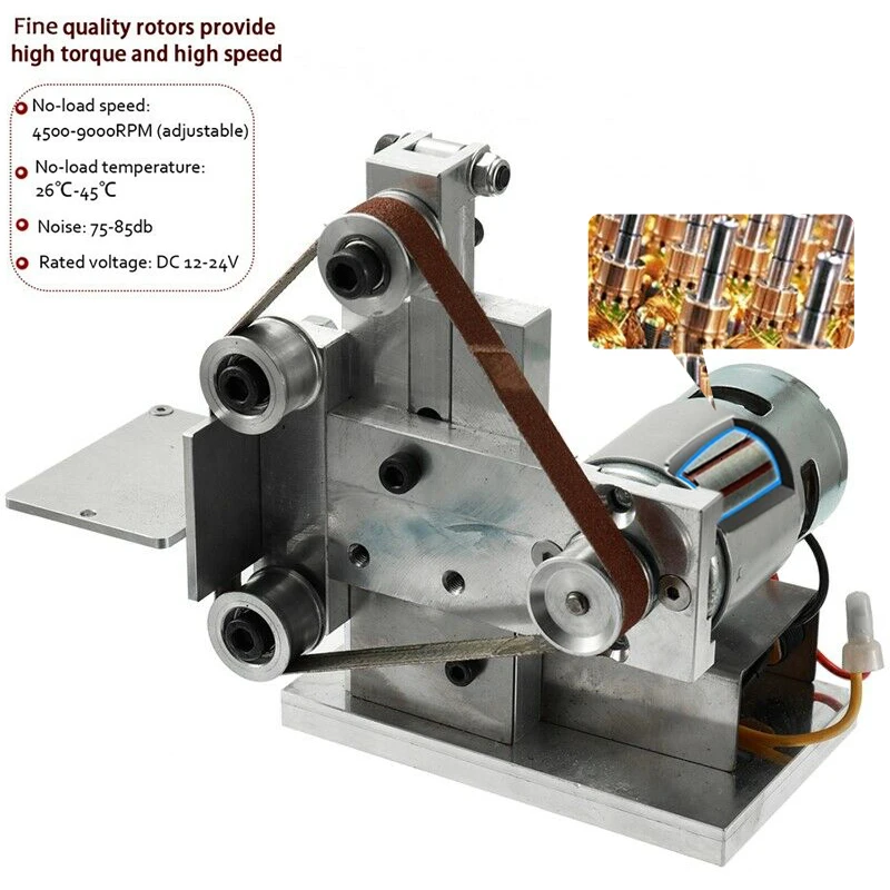 240V 10/20 мм DIY Мини Электрический ленточно-шлифовальный станок шлифовальная полировальная машинка резак краев точилка, дерево, металл, шлифовальные станки