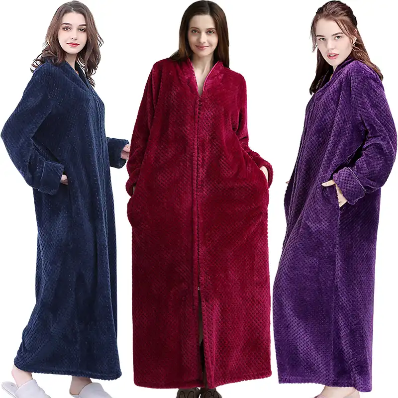 plus size flannel night gowns