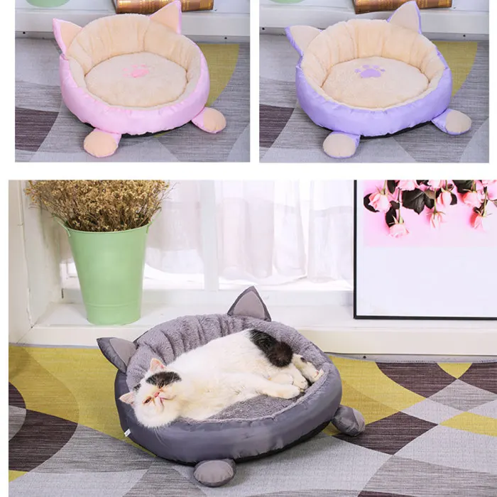 Съемный Коврик для кошки короткий плюшевый домик корзина Теплый Щенок питомник подстилка для домашнего питомца поставки YU-Home