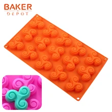 BAKER DEPOT, силиконовая форма для конфет, шоколада, цветов, торта, печенья, выпечки, форма для мыла ручной работы, сделай сам, на день рождения