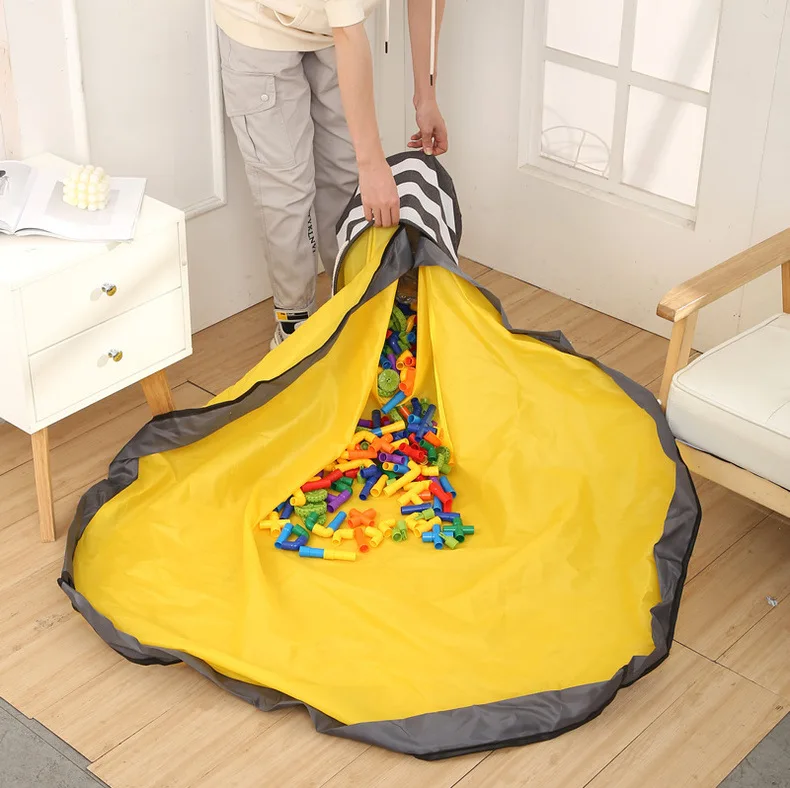 

SlideAway Toy Clean-up and Storage Container Multifunctional Portable Toys Storage Bean Bag Waterproof Organizer Bucket