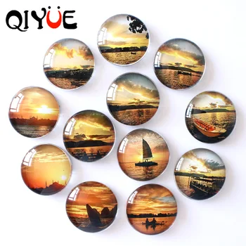 

Qiyue12 Kinds Of Scenery On The River At Dusk Magnetic Crystal Glass Refrigerator Stickers Whiteboard Stickers Home Decoration