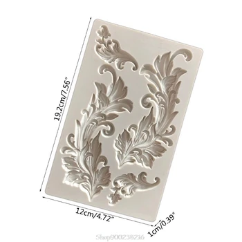 

Vintage Relief Flourish Silicone Fondant Mold Sugarcraft Cake Topper Border Decoration Tool Craft Embosser Mould Au 20 Dropship