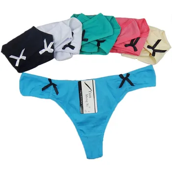 

WTEMPO 6 Pcs/Lot Woman Sexy Underwear Thermal Seamless Lace Thongs G Strings Underwear Ladies Underpants Imitation Lingerie