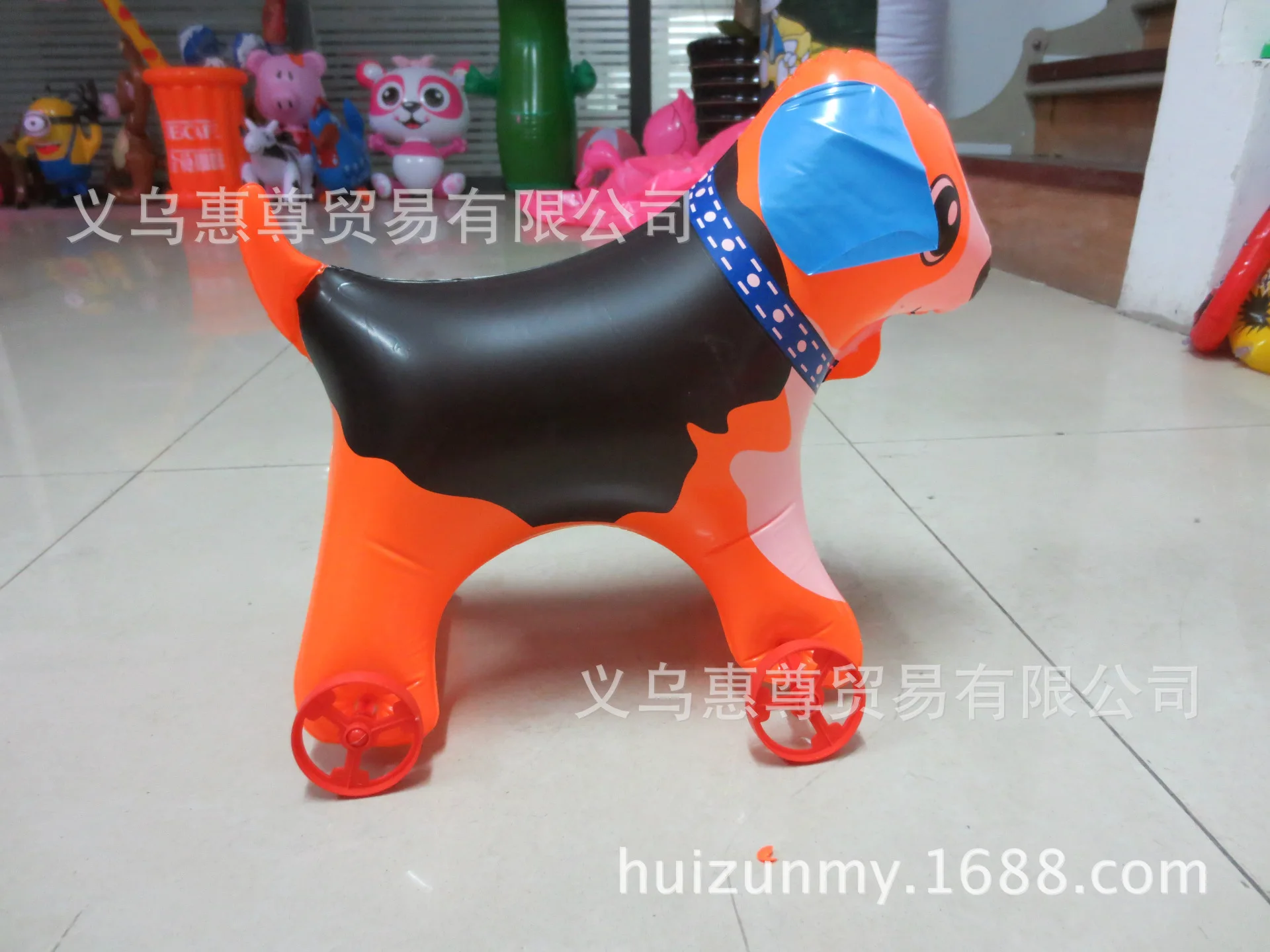 Yiwu животное курган с колесами надувная игрушка связывающая проволока Надувное животное гарантия качества