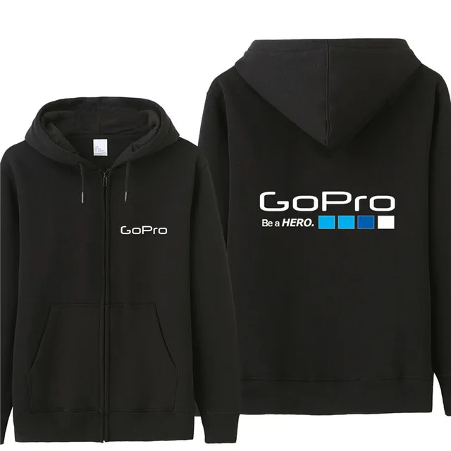 Осень Go pro Gopro Толстовка толстовки мужские модные пальто пуловер флисовый пуловер унисекс человек быть героем Gopro толстовки H - Цвет: as picture