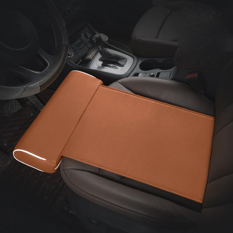Car Seat Leg Foot Thigh Support Cushion Knee Pad Longer Universal Accessories B88 - Название цвета: Orange