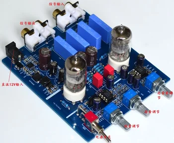 

YJ-Fever HIFI Bile Preamp 6J1 Tube with High and Low Sound Adjustment HIFI Audio Amplifier Preamplifier