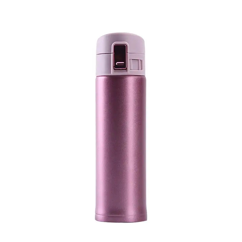 C-pink 350/500 мл домашний термос для чая, вакуумная колба с фильтром из нержавеющей стали 304, Термокружка для кофе, бутылка для воды, для офиса, бизнеса - Color: C-pink