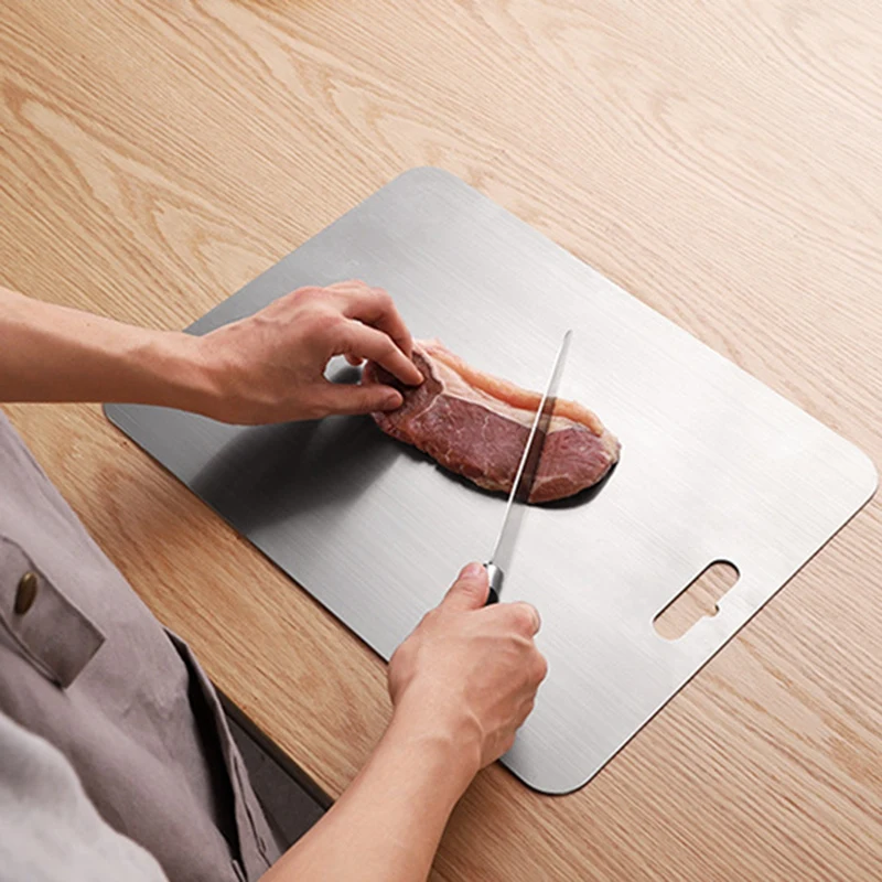 Kitchen Tool Knives Stainless Steel Cutting Board Kitchen Cutting Board Tool Cutting Board Kitchen Accessories Large
