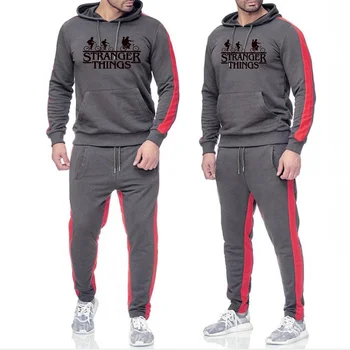 

2019 spring/summer men's hooded sportswear, long-sleeved hoodie + tracksuit pants, men's sportswear